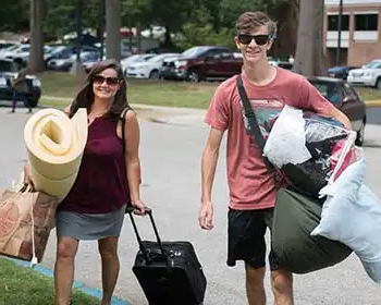 Student moving in